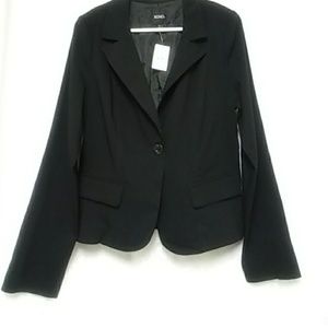 XOXO Black Versona Blazer, Holiday, Career Piece, Casual, Dark Academia, Vintage